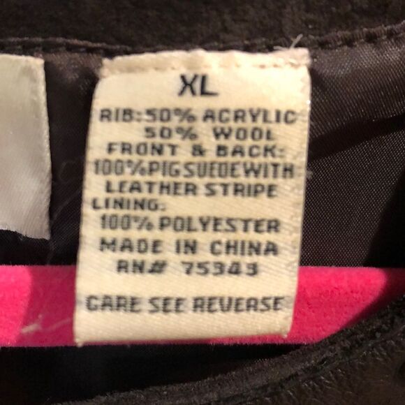 Kenji suede/sweater coat - Picture 4 of 4